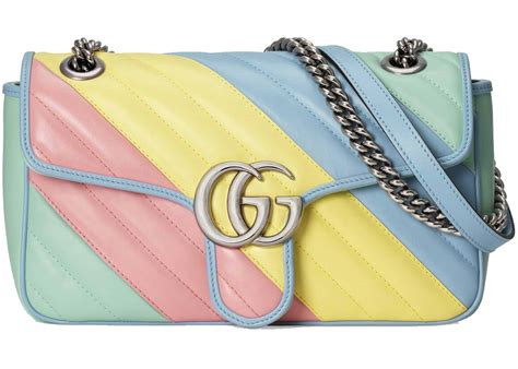 gucci pastels|Gucci shoulder bag.